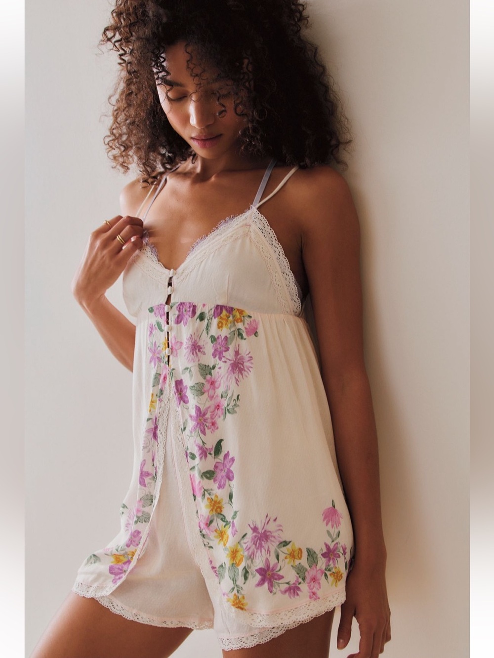 Free people intimately Summer Spritz Romper Sz-M